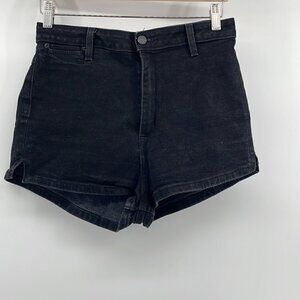 Urban outfitters BDG black high rise pin up jean shorts sz 30